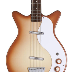 Danelectro 59DC Long Scale Bass Guitar in Copper Burst