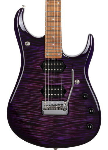 Music Man JP15 John Petrucci Signature Electric Guitar in Purple Nebula Flame Top - Image 1