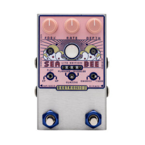 Beetronics Seabee Lite Stereo Harmochorus Effects Pedal in Pink
