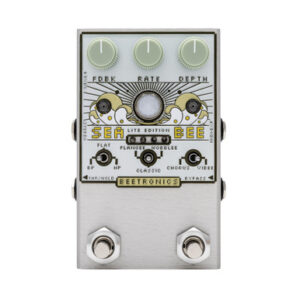 Beetronics Seabee Lite Stereo Harmochorus Effects Pedal in Cream