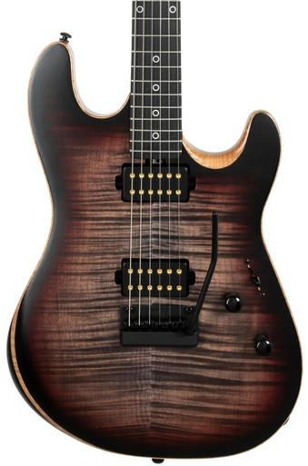 Music Man Sabre Rabea Massaad Electric Guitar in Vileblood Burst - Image 1