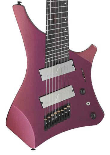 Ibanez Alpha A528-CMG 8-String Multi-Scale Electric Guitar in Coral Mirage