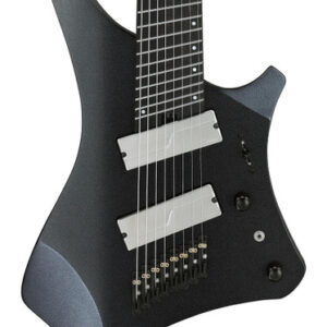 Ibanez Alpha A528-IPT 8-String Multi-Scale Electric Guitar in Iron Pewter