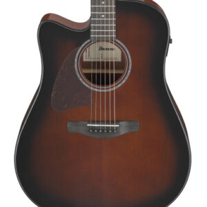 Ibanez AAD51LCE-DVS Left Handed Electro Acoustic Guitar in Dark Violin Sunburst High Gloss