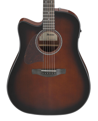 Ibanez AAD51LCE-DVS Left Handed Electro Acoustic Guitar in Dark Violin Sunburst High Gloss