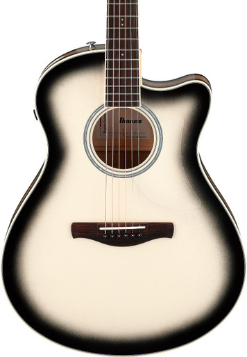 Ibanez AAM370M1CE-TPA Advanced Auditorium Electro Acoustic in Transparent Panda
