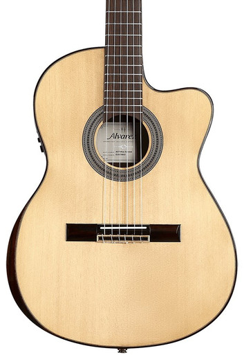 Alvarez Artist AC70HCE Classical Hybrid Electro Acoustic in Natural with Cutaway