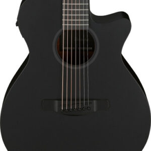 Ibanez AEG721-BOT AEG Series 7 String Electro Acoustic Guitar in Black Out