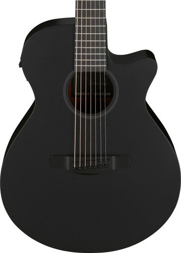 Ibanez AEG721-BOT AEG Series 7 String Electro Acoustic Guitar in Black Out