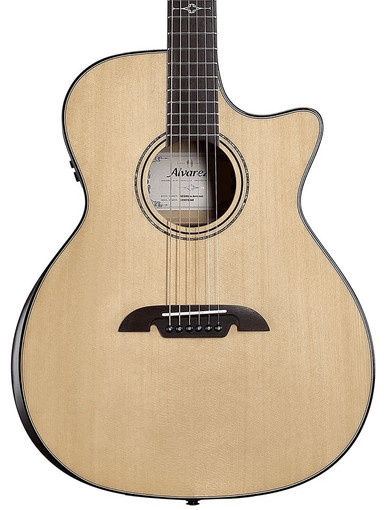 Alvarez Artist Elite AEG80CE Grand Auditorium Electro Acoustic in Natural with Cutaway