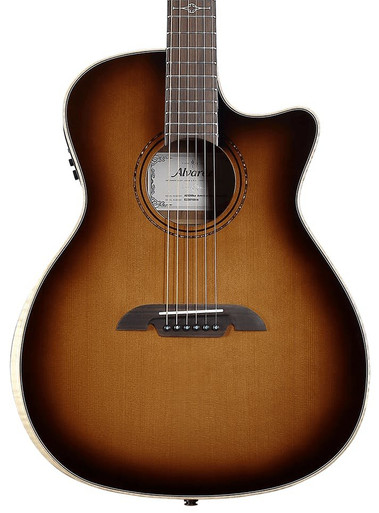 Alvarez Artist Elite AEG99CE Grand Auditorium Electro Acoustic in Shadowburst with Cutaway