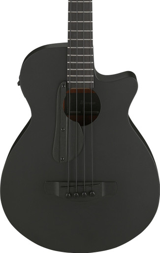 Ibanez AEGB420-BOT AEGB Series Electro Acoustic Bass Guitar in Black Out