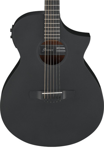 Ibanez AEWC13-WK Acoustic Guitar In Weathered Black Open Pore - Image 1