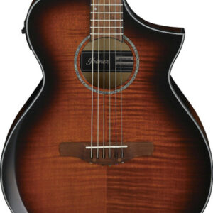 Ibanez AEWC400-AMS Electro Acoustic Guitar in Amber Sunburst High Gloss