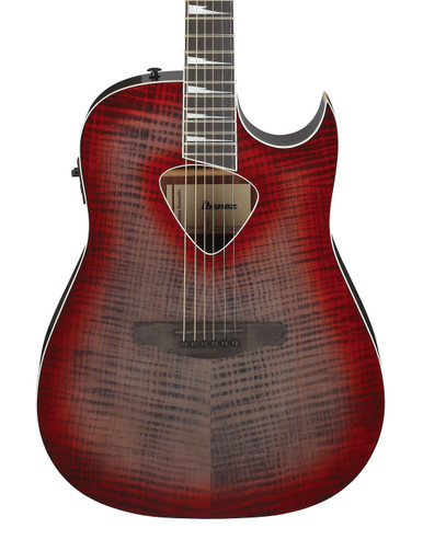 Ibanez ALT50FA-RDB Altstar Electro Acoustic Guitar in Red Doom Burst High Gloss