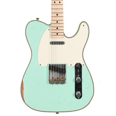 Fender Custom Shop Masterbuilt Austin MacNutt Roasted Pine Telecaster Electric Guitar in Surf & Sherwood Green