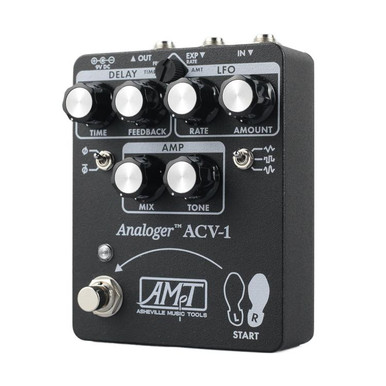 Asheville Music Tools ACV-1 Analog Chorus / Vibrato Pedal in Textured Black