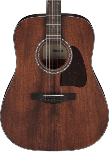 Ibanez AW54-OPN Artwood Dreadnought Acoustic Guitar with Solid Mahogany Top