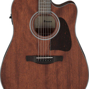 Ibanez AW54CE-OPN Artwood Thermo Aged Dreadnought Electro Acoustic with Solid Mahogany Top