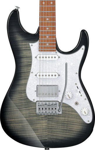 Ibanez AZ22S1F-TKS AZ Standard Series HSS Electric Guitar in Transparent Black Sunburst