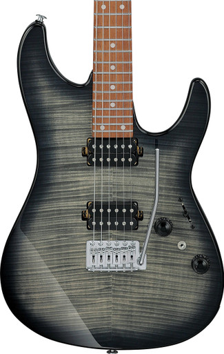 Ibanez AZ24S1F-TKS AZ Standard Series HH Electric Guitar in Transparent Black Sunburst