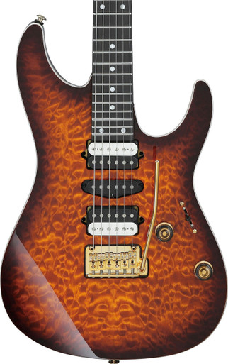 Ibanez AZ47P1QM Premium Electric Guitar in Dragon Eye Burst - Image 1