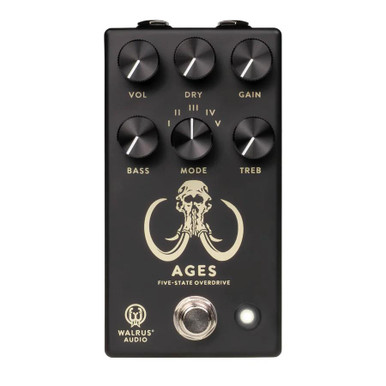Walrus Audio Ages Overdrive Pedal with Five Selectable Gain Stages in Black