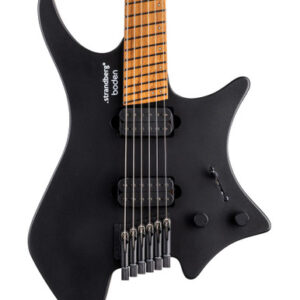 Strandberg Boden Standard N2 6-String Electric Guitar in Black Satin Metallic