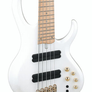 Ibanez BTB605MLM-PWM 5-String Multi-Scale Bass Guitar in Pearl White Matte