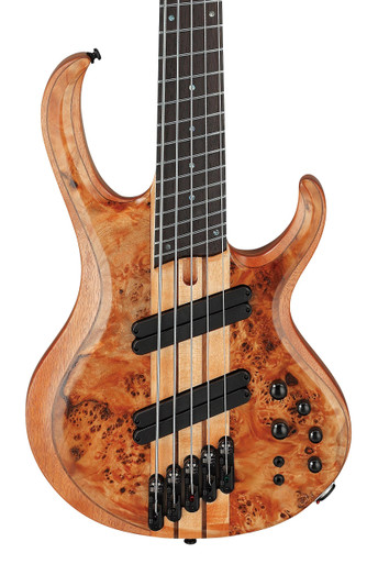 Ibanez BTB805MS-FNL 5-String Multi-Scale Bass Guitar in Florid Natural Low Gloss