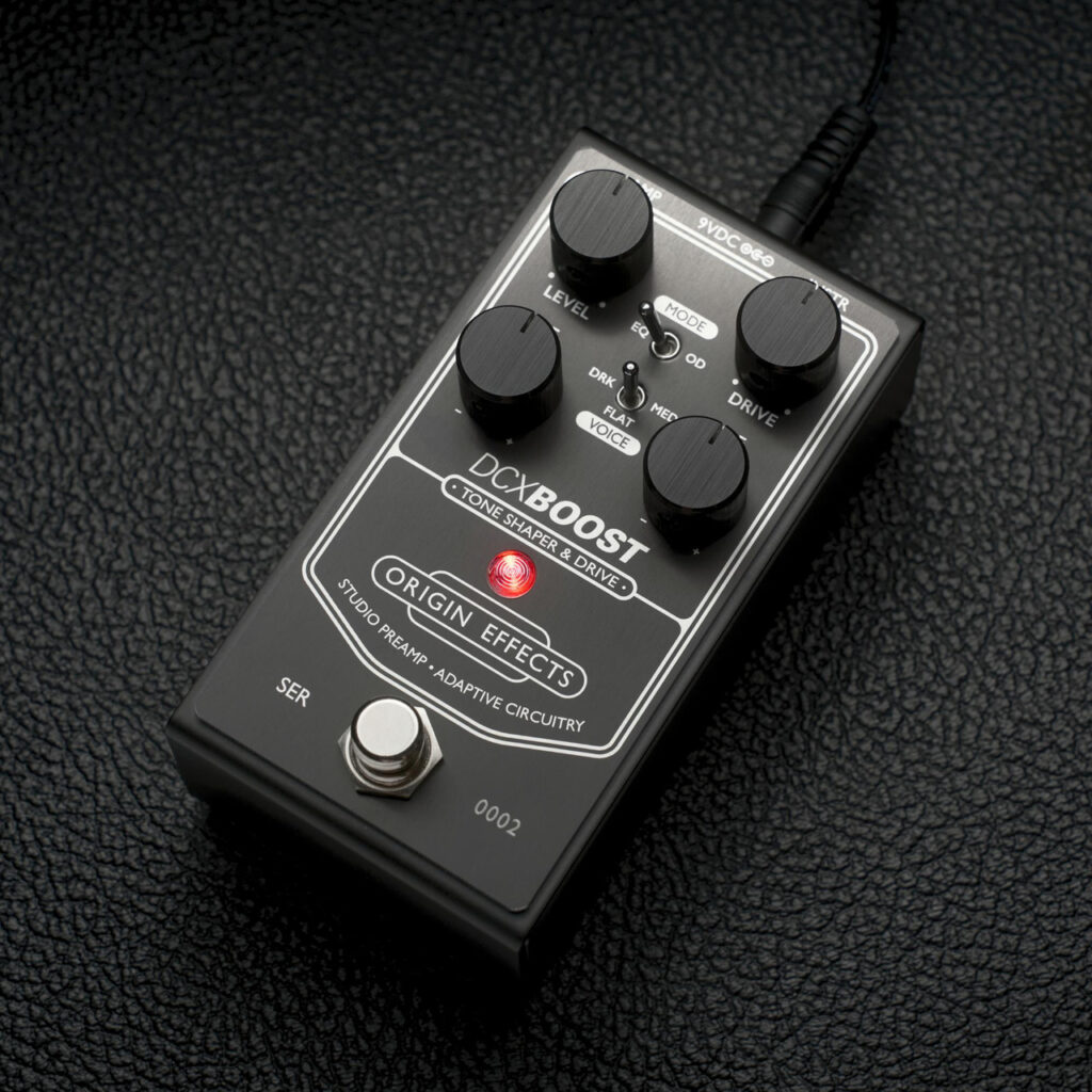 Origin Effects DCX BOOST Studio Preamp Pedal - Black Edition