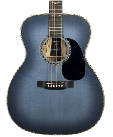 Martin Limited Edition CEO-11 Electro Acoustic Guitar in New Horizons Blue Burst - Image 1