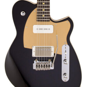 Reverend Charger H90 Trem Electric Guitar in Midnight Black