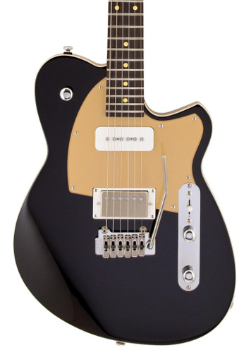 Reverend Charger H90 Trem Electric Guitar in Midnight Black