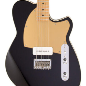 Reverend Charger JR Electric Guitar in Midnight Black