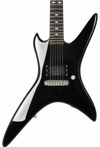 BC Rich Legacy Series Chuck Schuldiner Signature Stealth Electric Guitar in Death Black - Image 1