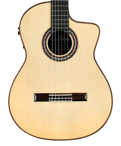 Cordoba Luthier GK Pro Negra Flamenco Electro Acoustic