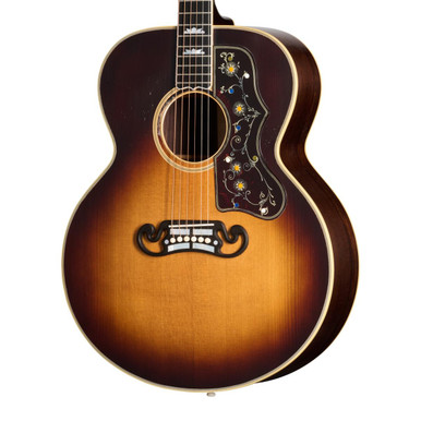 Gibson Custom Shop Pre-War SJ-200 Rosewood Acoustic Guitar in Light Aged Vintage Sunburst - Image 1