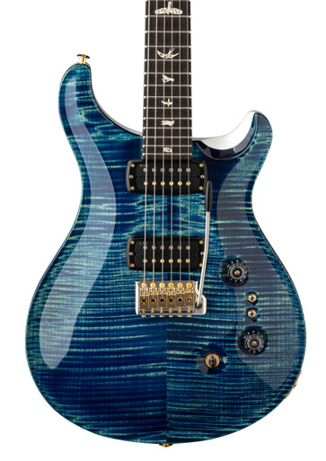 PRS Custom 24-08 10 Top Electric Guitar in River Blue Pearl
