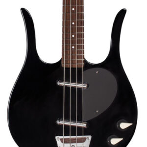 Danelectro Longhorn Short Scale Bass Guitar in Black