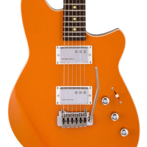 Reverend Descent Trem Baritone Electric Guitar in Baked Orange