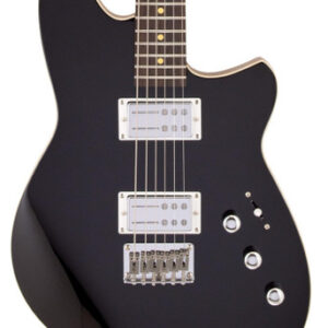Reverend Descent Baritone Electric Guitar in Midnight Black