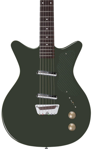 Danelectro Dan O. Cool Baritone Electric Guitar in Green