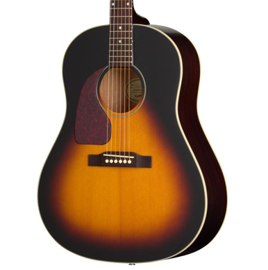 Epiphone J-45 Studio Left Handed Electro Acoustic Guitar in Vintage Sunburst - Image 1