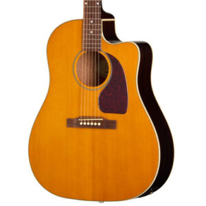 Epiphone J-45 Studio EC Electro Acoustic Guitar in Natural