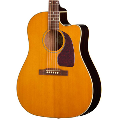 Epiphone J-45 Studio EC Electro Acoustic Guitar in Natural - Image 1