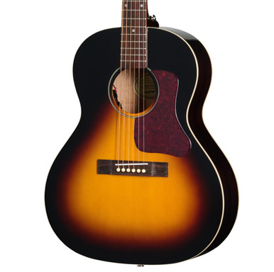 Epiphone Blues King Studio Electro Acoustic Guitar in Dark Burst - Image 1