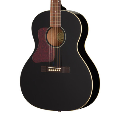 Epiphone Blues King Studio Left Handed Electro Acoustic Guitar in Ebony - Image 1