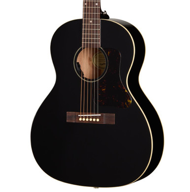 Epiphone Blues King Studio Electro Acoustic Guitar in Ebony - Image 1