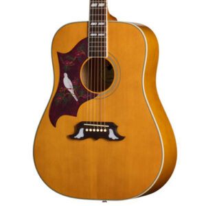 Epiphone Dove Studio Left Handed Electro Acoustic Guitar in Natural